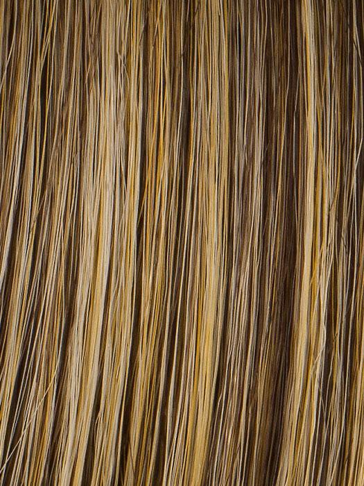 R11S+ GLAZED MOCHA | Medium Brown with Golden Blonde highlights