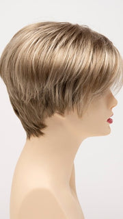GINGER-CREAM | Dark Beige Blonde underneath highlighted on top with Light Beige Blonde