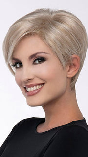 The lace front and monofilament part create a natural, sophisticated look