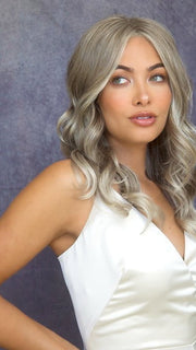 AVALON By Rene of Paris in ICE-BLOND | Ashy Blonde Base with White Gold Tips with Highlights Around Face