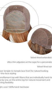 CAP CONSTRUCTION | Sheer Indulgence™ | Lace Front | Monofilament Top | 100% Hand-Tied