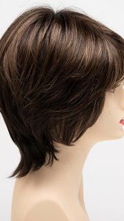 AMARETTO-CREAM | Dark Brown roots with overall Medium Brown base with Honey Blonde highlights