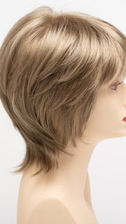 GINGER-CREAM | Dark Beige Blonde underneath highlighted on top with Light Beige Blonde