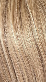 MARIGOLD | A Toffee Toned Blonde, Pale Golden Blonde is Finely Woven with Creamy Highlights