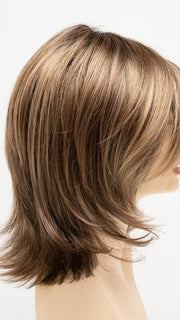 TOASTED-SESAME | Medium Brown roots with overall Warm Cinnamon base and Golden Blonde highlights