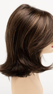 AMARETTO-CREAM | Dark Brown roots with overall Medium Brown base with Honey Blonde highlights