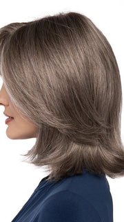 The mono top creates the appearance of natural hair growth