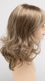GINGER-CREAM | Dark Beige Blonde underneath highlighted on top with Light Beige Blonde