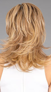 14/26/R10 | Red Blonde with Gold Blonde Highlights and Light Brown Roots