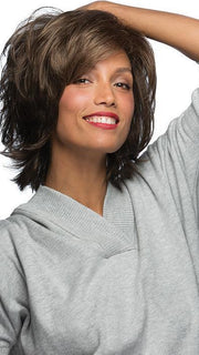 NATALIE by ESTETICA in R14/8H | Golden Brown w/Dark Blonde Highlights on Top