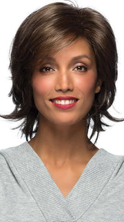 NATALIE by ESTETICA in R14/8H | Golden Brown w/Dark Blonde Highlights on Top