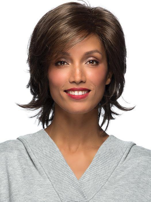 NATALIE by ESTETICA in R14/8H | Golden Brown w/Dark Blonde Highlights on Top