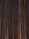 COFFEE-LATTE | Dark Brown with evenly blended Honey Brown highlights