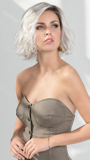 A short bob with beachy waves