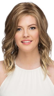 OCEAN by ESTETICA in R613BG14 | Dark Blonde with Fine Pale Blonde highlights & Pale Blonde tipped ends