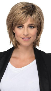 This mid length layered bob is picture perfect