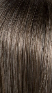 SALT/PEPPER ROOTED | Light Natural Brown with 75% Gray, Medium Brown with 70% Gray and Pure White Blend