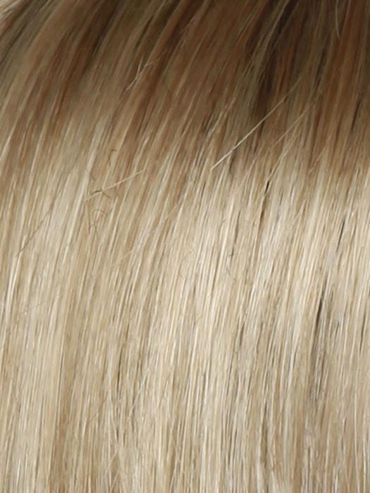 SS14/88 | SHADED GOLDEN WHEAT | Medium Blonde Streaked With Pale Gold Highlights Dark Brown with Subtle Warm Highlights Roots