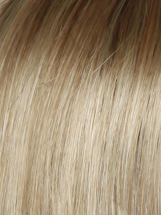 SS14/88 SHADED GOLDEN WHEAT | Medium Blonde Streaked With Pale Gold Highlights Dark Brown with Subtle Warm Highlights  Roots