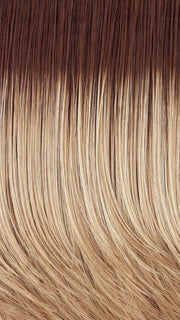 SS14/88H SHADED GOLDEN WHEAT | Dark Blonde Evenly Blended with Pale Blonde Highlights and Dark Roots