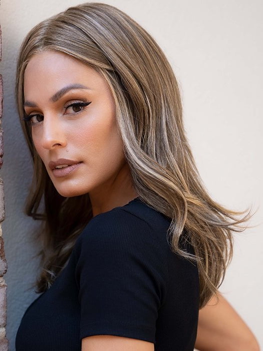 STYLE SOCIETY by Raquel Welch in RL12/16 HONEY TOAST | Light Brown Evenly Blended with Dark Natural Blonde