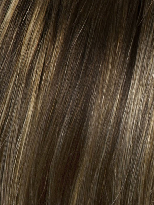 Color SS8/25 = Golden Walnut: Rich, Dark Brown With Gold Blonde Highlights and Dark Brown Roots