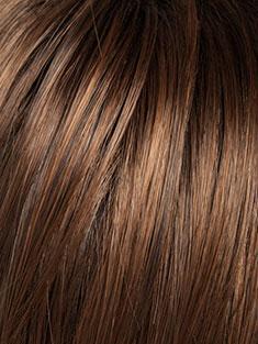 SS9/30 COCOA | Warm Medium Brown Evenly Blended with Medium Auburn with Dark Roots