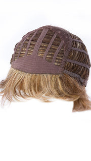 Basic Cap, also known as a capless or traditional construction, has open wefting 