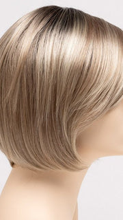 CHAMPAGNE-SHADOW | Soft Dark Blonde with Platinum Highlights and Chestnut Roots