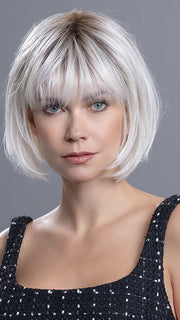 A trendy bob with a blunt fringe