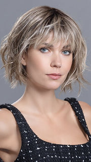 SING by Ellen Wille in SAND MULTI ROOTED 14.22.12 | Medium Ash Blonde Blended with Light Neutral Blonde and Lightest Brown with Shaded Roots
