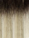 SNOW-GREY-R | White Grey and Light Grey Blend with Medium Brown Roots