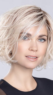 LIGHT CHAMPAGNE ROOTED 23.25.24 | Lightest Pale Blonde and Lightest Golden Blonde with Lightest Ash Blonde Blend and Shaded Roots
