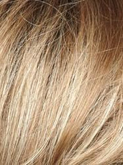 SPRING-HONEY-R | Rooted Dark with Honey Blonde and Gold Platinum Blonde 50/50 blend