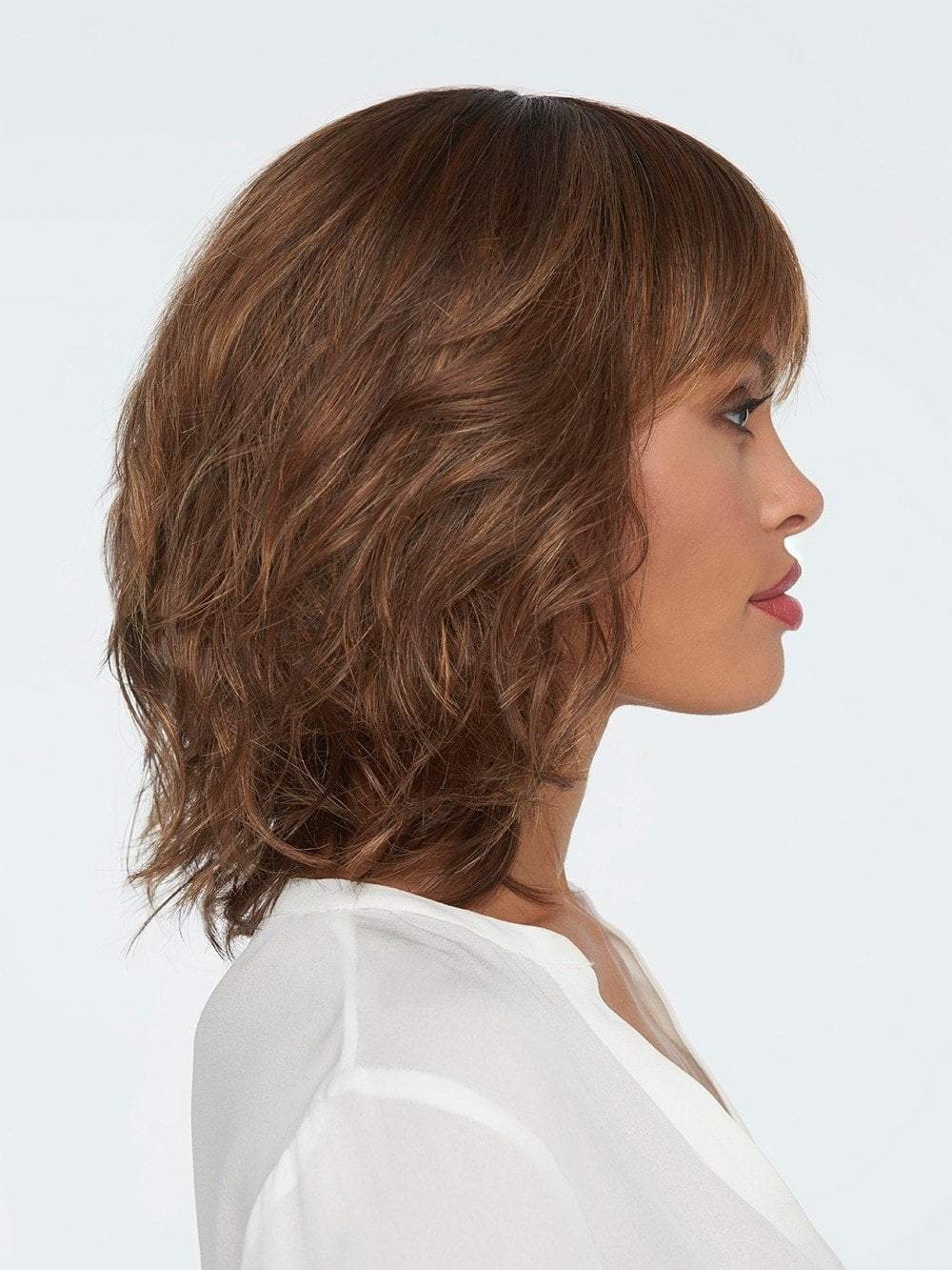 STOP TRAFFIC by Raquel Welch in SS9/30 SHADED COCOA | Dark Brown with subtle Warm highlights and Dark Brown roots