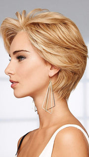 Styled like a pixie or short fun bob, 100% Human Hair-Style was achieved with products and will not be shipped styled to this effect. 