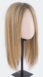 SUPERB by Ellen Wille in LIGHT BERNSTEIN ROOTED 14.26.27 | Medium Ash Blonde, Light Golden Blonde, and Dark Strawberry Blonde with Shaded Roots
