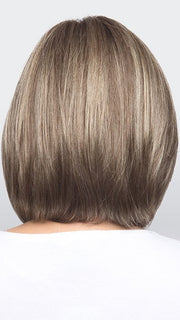 CASHMERE-BROWN-SR | Slightly Rooted Medium Beige Brown base with woven Velvet Blonde Highlights