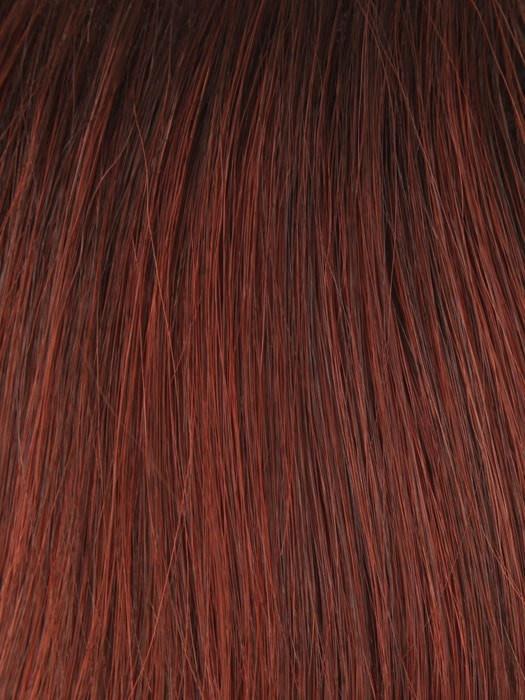 T130/6 SANGRIA | Bright Red Highlight with Dark Brown Root