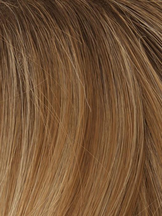 T71/6 NUTMEG FROSTED (ROOT) | Copper Highlight w. Dark Brown Root