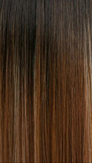 TT4/2613 | Medium Dark Brown Top with Honey Blonde and Platinum Blonde Bottom