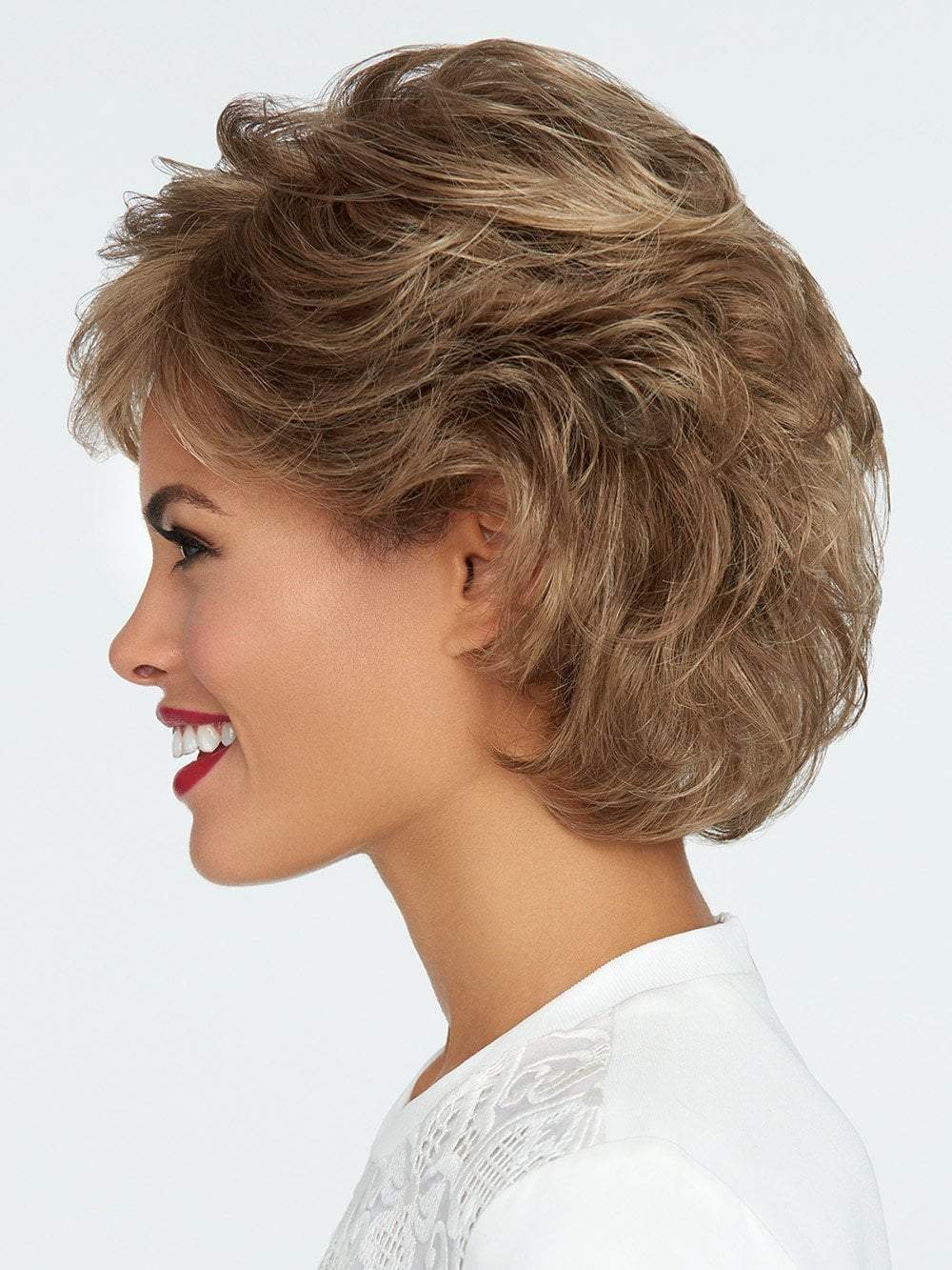 You’ll love its versatility with easy and varied styling options. It offers a Sheer Indulgence™ monofilament top that creates the appearance of natural hair growth and allows for parting versatility – you can part the hair in any direction!