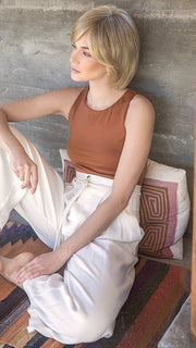 SPRING-HONEY-T | Honey Blonde and Gold Platinum Blonde Blended and Tipped with Lighter Ends