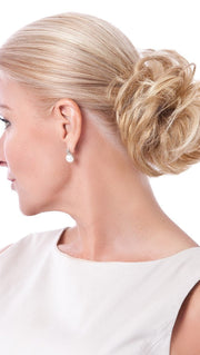 Just twist & wrap around your own short or long ponytail, and you are out-the-door in seconds