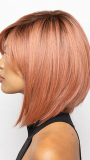 Face-framing layers and side swept fringe