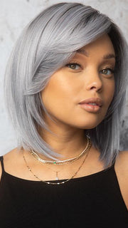 LUNAR-HAZE | Periwinkle Base with Off-Black Roots