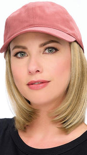 HAT MAGIC by Jon Renau in 12FS8 SHADED PRALINE | Light Gold Brown, Light Natural Gold Blonde and Pale Natural Gold-Blonde Blend, Shaded with Medium Brown (Hat Not Included)