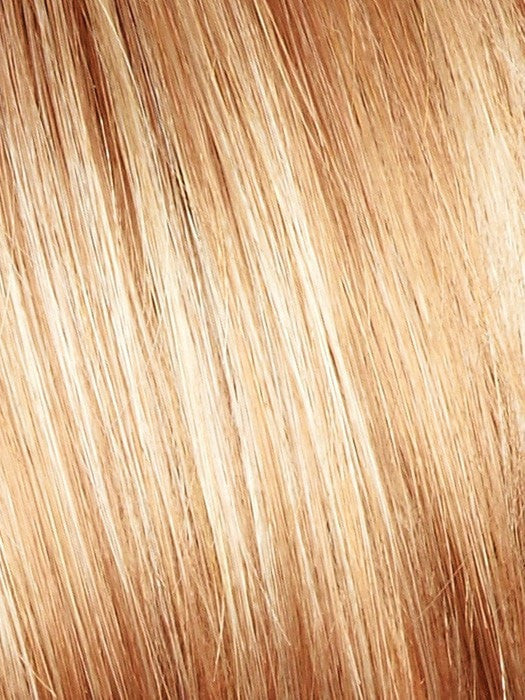 Color Vanilla-Lush = Bright Copper and Platinum Blonde 50/50 blend tipped light
