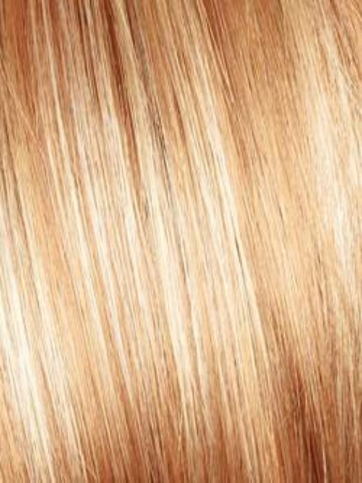 VANILLA LUSH | Bright Copper and Platinum Blonde 50/50 blend tipped light