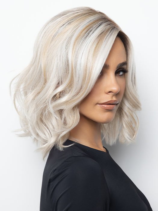 VERO by Rene of Paris in WHITE-ROSE-BLOND-R | White Blond Base with subtle Warm Brown Highlights